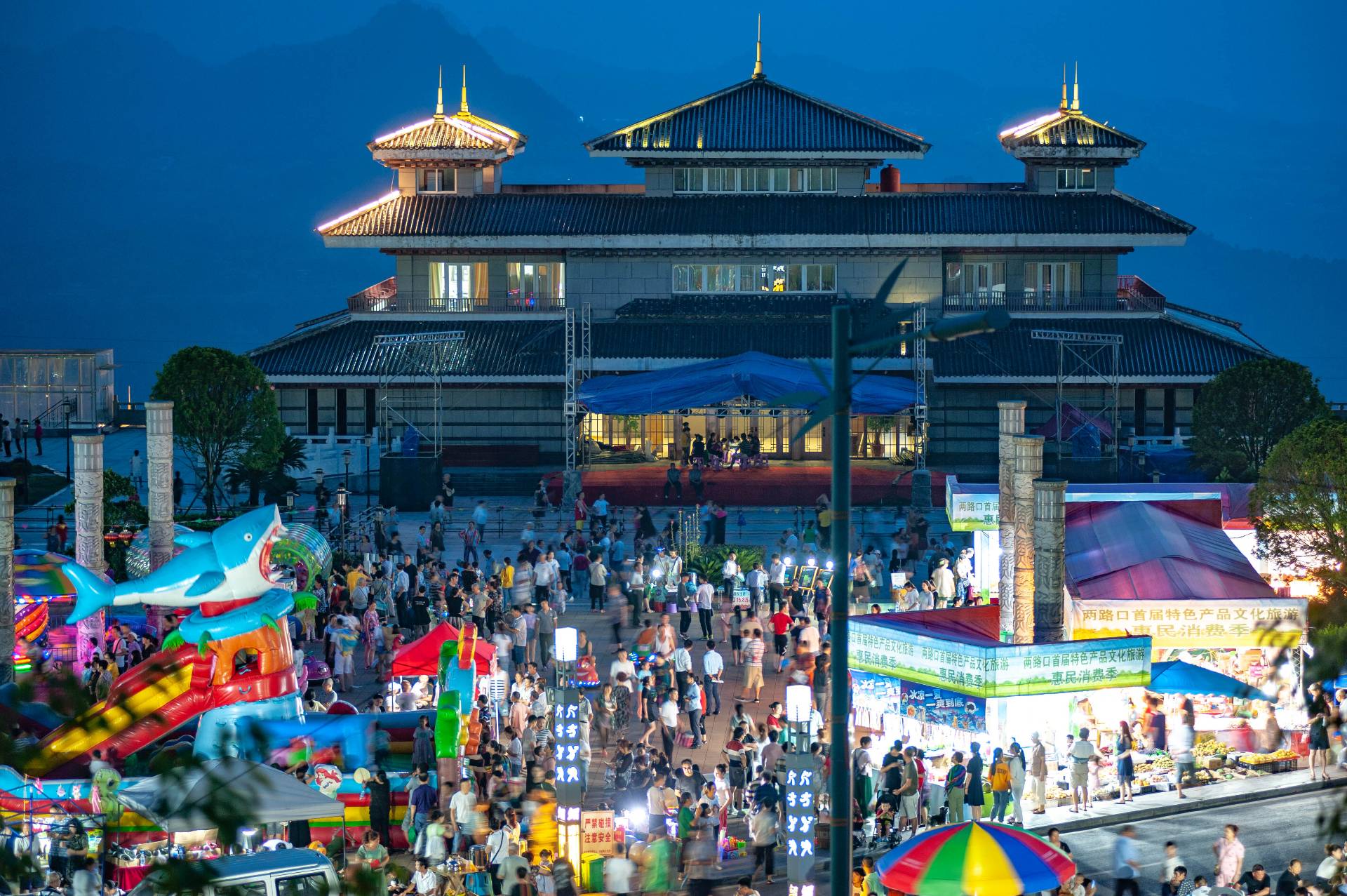 習水縣寨壩鎮(zhèn)：“山城”后花園 既是旅途也是歸家