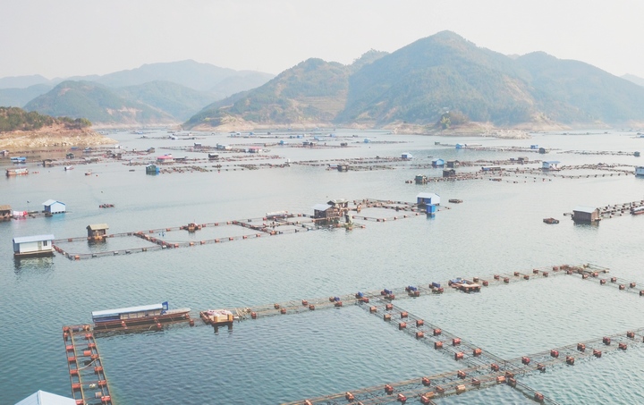 萬峰湖整治前。興義市河長辦供圖