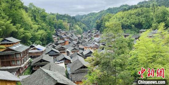 5月3日，貴州省榕江縣栽麻鎮(zhèn)大利侗寨。吳欣瑜供圖